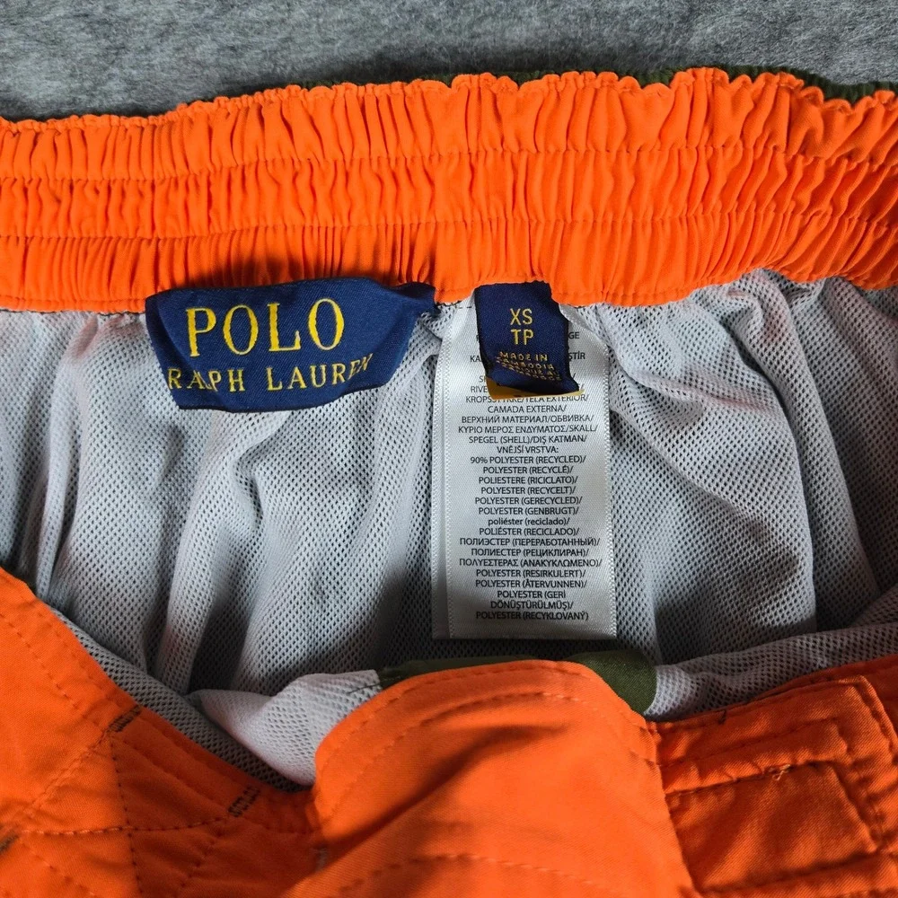 Polo Ralph Lauren Mens Green Cargo Traveler Swim Trunks XS